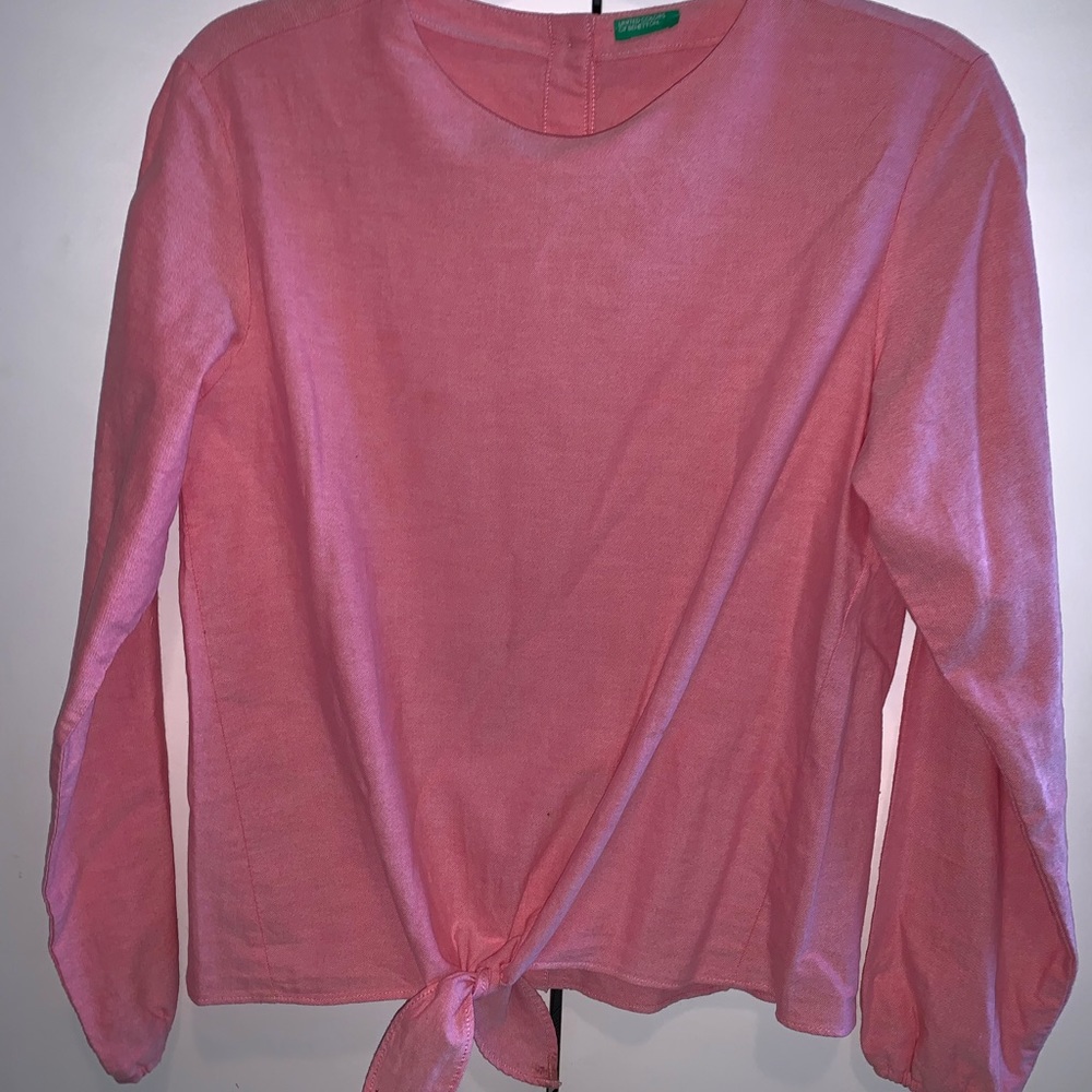 Red Button Down Top - image 3